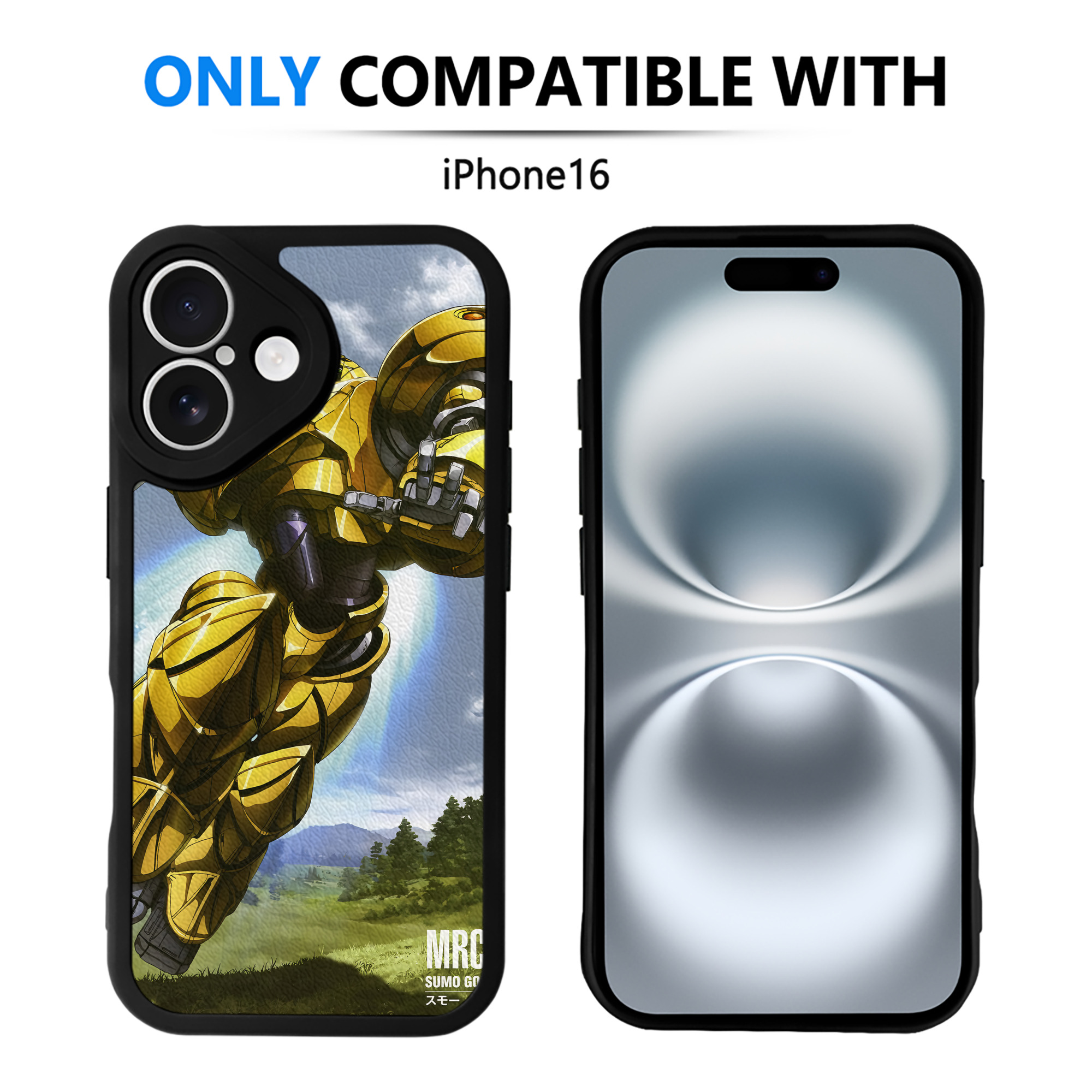（画像用） 機動戦士ガンダム Mobile Suit Gundam 【iPhone 16シリーズ対応】シリコンスマホケース（レザー調） 材質：シリコン